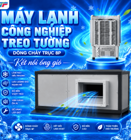 Máy Lạnh Công Nghiệp Treo Tường Kết Nối Ống Gió