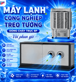 Máy Lạnh Công Nghiệp Treo Tường Vòi Phun Gió