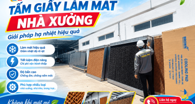 Tấm Giấy Làm Mát Nhà Xưởng – Giải Pháp Hạ Nhiệt Hiệu Quả