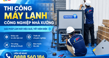 Thi Công Máy Lạnh Công Nghiệp Nhà Xưởng – Giải Pháp Làm Mát Hiệu Quả, Tiết Kiệm Điện
