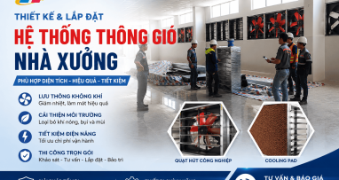 Thiết Kế Thông Gió Nhà Xưởng Phù Hợp Diện Tích