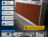 Khung Giấy Làm Mát Inox 304 – Giải Pháp Bền Vững Cho Hệ Thống Cooling Pad Công Nghiệp