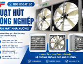 Quạt Hút Công Nghiệp Làm Mát Nhà Xưởng – Giải Pháp Thông Gió Hiệu Quả